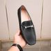 2025 New Style Beanie Four Seasons Men's Shoes Comfortable Genuine Leather Business Fashion Versatile Slip-On_vogvips.com
