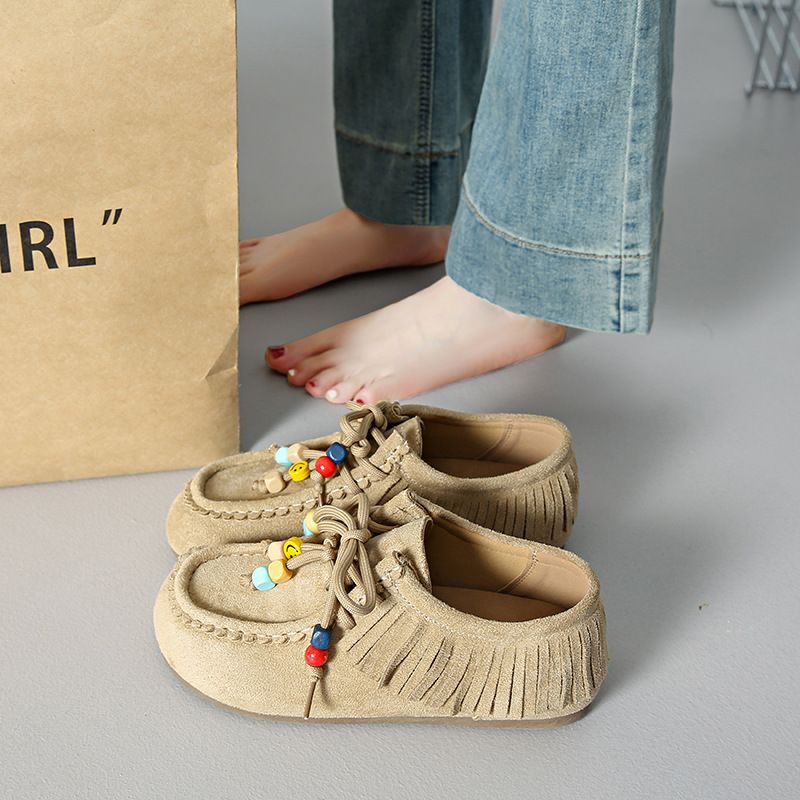 Fashionable Flat Women, 2025 New Autumn Collection, Elegant And Stylish, Suitable For Pairing With Skirts,_vogvips.com