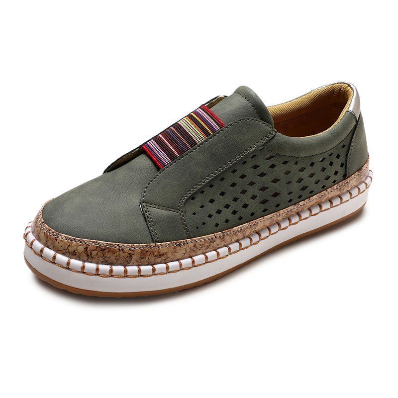 Women’s Shoes Spring And Autumn New Hollow Single Shoes Flat Shoes Women's Casual Women's Shoes_vogvips.com