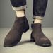 Martin Boots Men's High-top Shoes Medium-top Short Boots Outdoor Men's Boots Heightening Medium Tube Chelsea Boots Men_vogvips.com