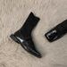 French Style Square Toe Slim Women's 2025 New Autumn Winter Shoes Loafers Short Knitted Elastic Sock Boots_vogvips.com
