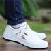 Men’s Shoes new leather sports shoes men's white trendy shoes men's casual sneakers men_vogvips.com