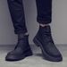 European Warm Series 2025 Autumn Winter New Martin Men British Style High Top Shoes Fleece Lined Warm Mid-Cut Work Men's Trendy Short Boots_vogvips.com