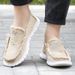 Euro Step Canvas 2025 New Work Slip-On Washed High-End Casual Old Beijing Cloth Shoes Men's Style_vogvips.com