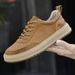 Leather Men's Shoes Big Head Leather Shoes Platform Non-slip Casual Board Shoes Men's Shoes_vogvips.com