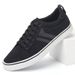 Men's Slip‑On Canvas Board Shoes, Breathable Retro‑Style Wear‑Resistant Classic Versatile Trendy Casual Sneakers For Daily Wear_vogvips.com