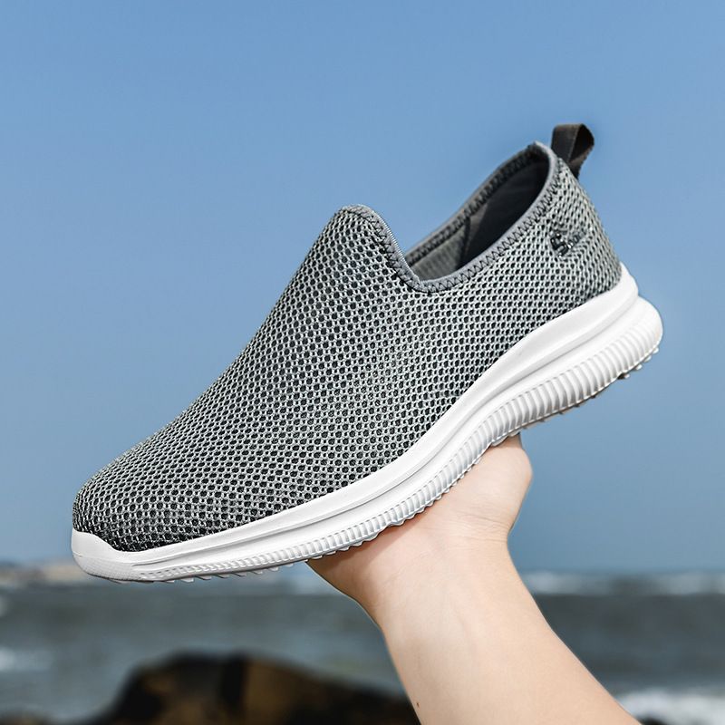 New For Men, Large Size Running Breathable Mesh Sneakers, Casual Board Shoes, Couple Shoes_vogvips.com