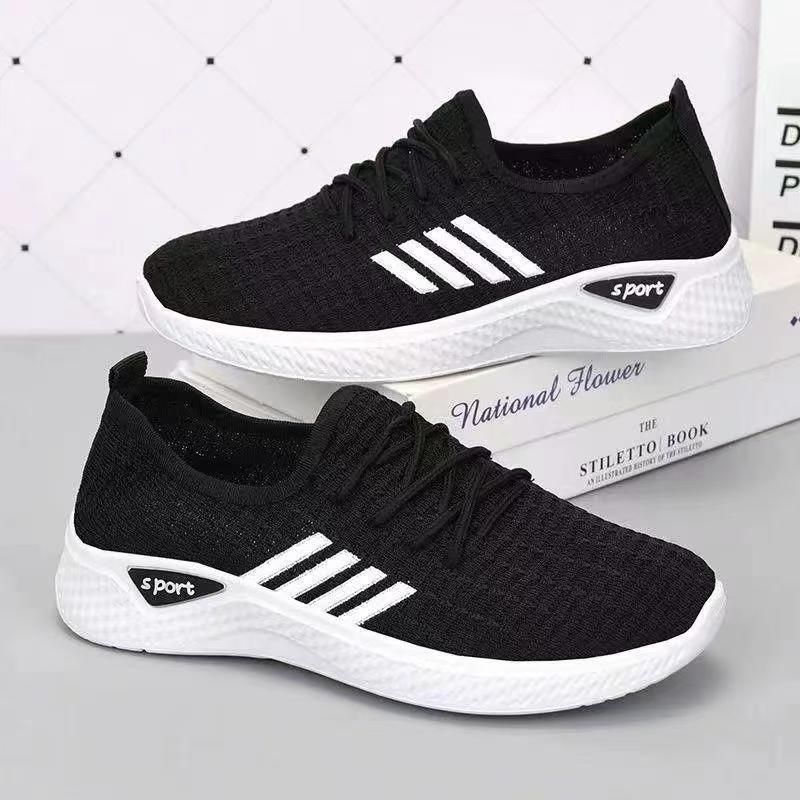 Cloth Women's Casual Sneakers Breathable Lightweight Soft Sole Running Mom Shoes_vogvips.com