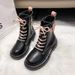 European Warm Series Martin Women 2025 Autumn New Pink Heart Thick Sole Short For Petite Students Sweet Cool Slim Boots_vogvips.com