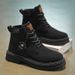 European Warm Series Martin Large Size Men's Autumn Winter High Top Thick Hiking Yellow Boots Soft Sole Casual Shoes_vogvips.com
