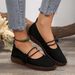 New Plus Size Spring And Autumn British Mom Round Toe Lightweight Soft Sole Casual Single Shoes For Women_vogvips.com