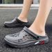 Large Size 4849, Beach Shoes, With Large Holes, Slippers, Casual Outdoor Summer Sandals, Men's Shoes_vogvips.com
