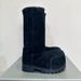 2025 New Solid Color Genuine Leather High Heel Fur Big Toe Thick Sole Fashion Winter Snow Boots_vogvips.com