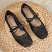 Flat-bottomed Fairy Single Shoes Female Shoes Summer Breathable Ballet Shoes_vogvips.com