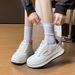 Little White Shoes Female And Female Students Leisure Sports Versatile Board Shoes Street Shooting_vogvips.com