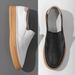 Men's Shoes 2025 Autumn And Winter New Breathable Leather Casual One Foot Lazy Versatile Le Fu Shoes, Trendy_vogvips.com