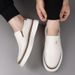 Spring Thick Bottom Outdoor Shoes Male Genuine Leather Casual Shoe Fashion All-match Mens Sneakers High Quality Skate Shoes Men_vogvips.com