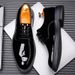 FUQIAO New 6/8 Cm Derby Patent Leather Height Raise Men Dress Formal Business Elevator Shoes Light Upper Material_vogvips.com