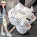 Children's White Sneakers, Lightweight Mesh Performance Girls' Sports New Summer Models, Student Running Sh, Boys'_vogvips.com