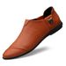 Soft Leather Men's Casual Boat Shoes Men's Shoes Small Leather Shoes_vogvips.com