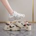 Breathable Dad Shoes Female Student Casual Shoes Platform Running Shoes Female_vogvips.com