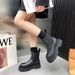 Women's Genuine Leather Ankle 2025 Spring And Autumn New Style Single-Layer Thick-Soled Height-Increasing Martin_vogvips.com