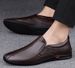 Men's Casual Loafers, Driving To Work, Soft-soled Soft Leather Men's Shoes, Lazy Men's Shoes_vogvips.com