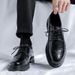 ShoeVault Men's Brogue Leather Autumn British Style Business Formal Soft Sole Casual Derby Wedding Trendy Shoes_vogvips.com