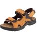 New Brand Classic Mens Summer Genuine Leather Sandals Outdoor Casual Lightweight Sandal Fashion Men Sneakers BigSize_vogvips.com