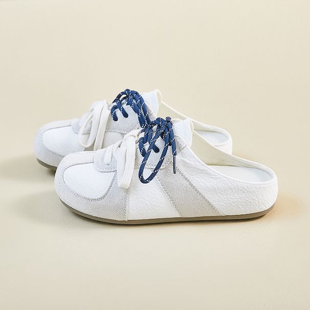 Half-todd Training Little White Shoes Female Students Sports Leisure Breathable Heightening Shoes_vogvips.com
