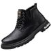 Men's Shoes Martin Boots Casual Medium Leather Boots Style High Top Tooling Boots Men's_vogvips.com