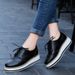 Spring And Autumn Genuine Leather Thick Soled Korean Edition Casual Fashion Versatile Student Women's Singles Shoes 2D3_vogvips.com