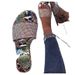 Large Sandals For Women In Summer 2025, New Large Size Flat Bottomed Open Toe One Line Drag Diamond Women's Shoes_vogvips.com