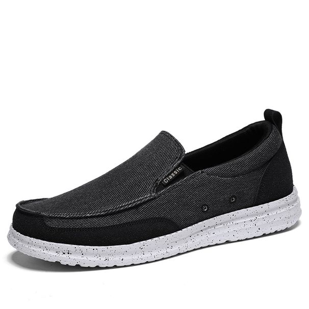 New large size canvas loafers spring and summer casual cloth shoes_vogvips.com