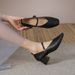 Small Square Leather Shoes For Women 2023 Autumn Metal Toe Anti-Kick Simple Thick Heel Soft Sole Comfortable Color High_vogvips.com