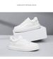 Men's Height-increasing Casual Leather Shoes Lace-up Thick-soled Lightweight Sports Casual Shoes Little White Shoes Men's Shoes_vogvips.com