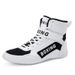 New Large Size Men's Comprehensive Training Shoes Professional Boxing Shoes Squat Training Shoes Zhongbang Wrestling Shoes_vogvips.com