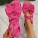 Cross-border Foreign Trade Flat Women, 2025 New Fashion Bowknot Lightweight Versatile Non-slip Sandals For Women_vogvips.com