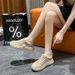 Women's Summer Style White Sneakers For Women - Breathable Mesh Slip-On Shoes (Lightweight & Comfortable, Casual Streetwear)_vogvips.com