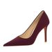 3391-10 Fashionable And Sexy Nightclub Slimming Super Heel Women's Shoes Thin Heels, Shallow Mouth Pointed Toe, Simple_vogvips.com