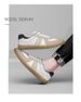 Dexun Shoes Men's Shoes Breathable Little White Shoes Flat-soled Canvas Sports And Leisure Hollow Mesh Board Shoes_vogvips.com