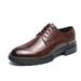 Euro Step Large Size Spring And Autumn New Men's Brogue Carved Business Formal Lace-up Breathable Leather Shoes_vogvips.com