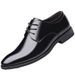 Leather shoes for men spring and autumn new men's business formal casual British office youth Groom's marriage_vogvips.com