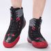 Wrestling Shoes Men's Mid Cut Professional Boxing Shoes Non Slip Wear Resistant Fighting Shoes Fighting Special Training Shoes Muay Thai Sanda Shoes_vogvips.com