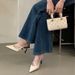 2026 Early Spring New Korean-style Pointed-toe Stiletto Backless Shallow-cut Women's Shoes, Elegant And Mature Style_vogvips.com