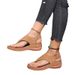 Women's Shoes 2025 New Roman Style Single Buckle Strap Women's Size 43 Sandals_vogvips.com