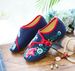Morning Glory Flower Round Head Spring And Autumn Women's Single Canvas Embroidered Cloth Shoes_vogvips.com