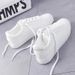 2024 New Women Sneakers Fashion Breathble Vulcanized Pu Leather Platform White Lace Up Casual Shoes Zapatos Mujer_vogvips.com