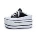 2026 Spring Summer New Casual Single Women's Color Block Hidden Heel 10CM Thick Sole Slip-On Lazy Shoes Platform_vogvips.com