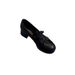 "Double Bow" Elephant Pattern Top Layer Soft Leather Playful Round-Toe Chunky Heel Deep-Cut Loafers For Women_vogvips.com